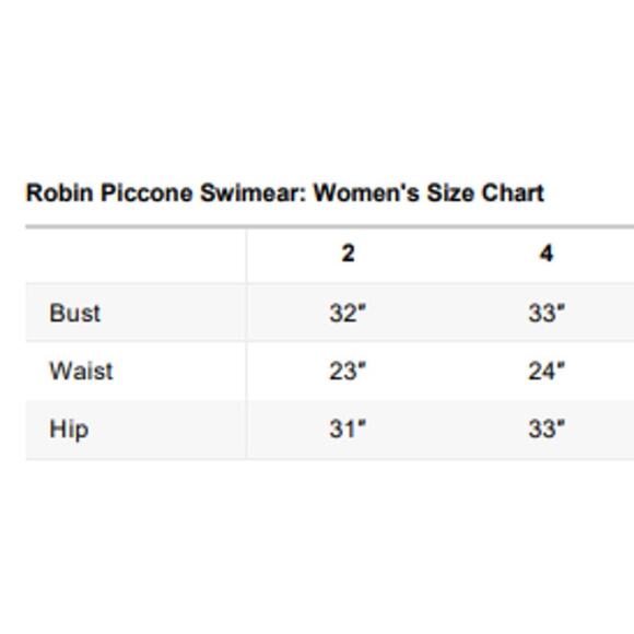 Robin Piccone Bathing Suit Ava Knit One Piece Swimsuit Black Size 4 NWT - Picture 10 of 10